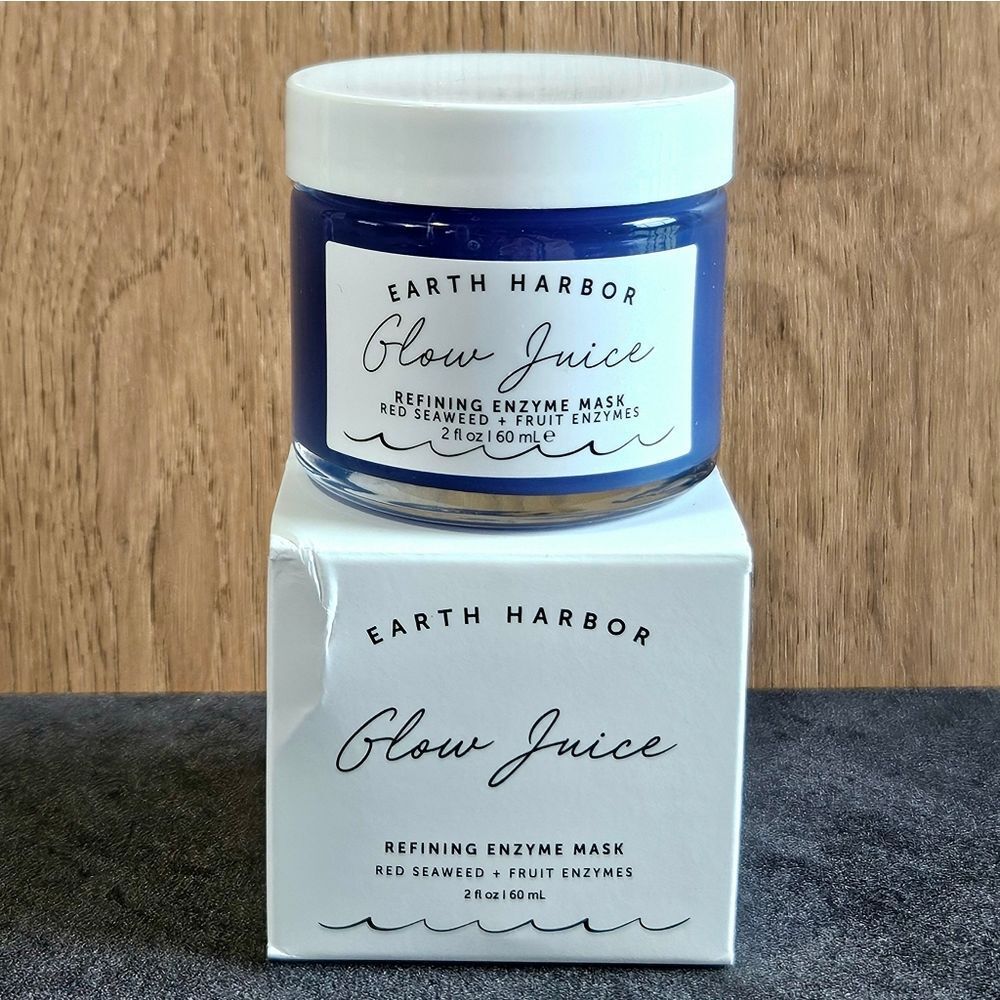 Earth Harbor Glow Juice Refining Enzyme Mask 2oz. MSRP $40 NEW IN BOX